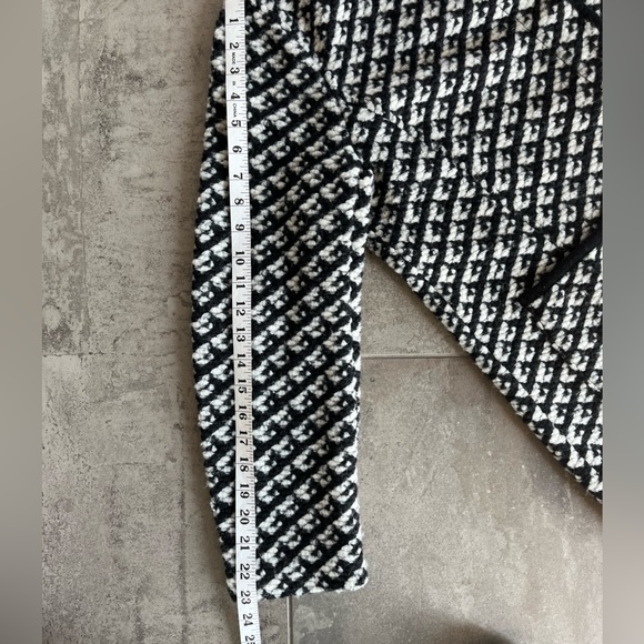 Talbots Black/White Sweater Jacket Size: XLP - Picture 7 of 8